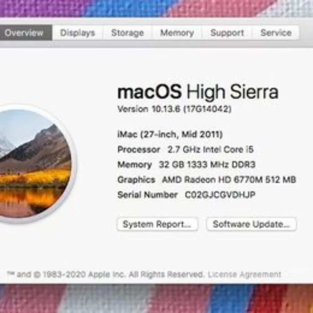 2011 iMac 27